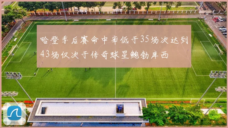 哈登季后赛命中率低于35场次达到43场仅次于传奇球星鲍勃库西